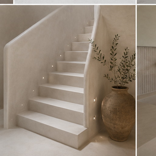 Sculpted Stair, Monolithic stair · Microne Pro