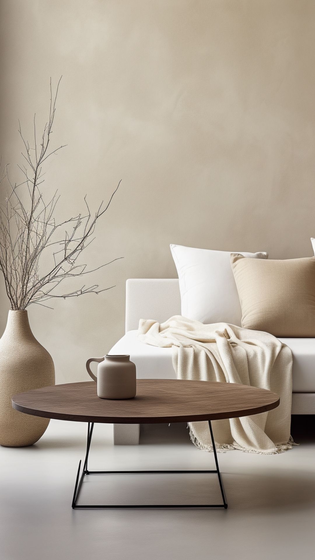 Microcement interior of a coastal Queensland home