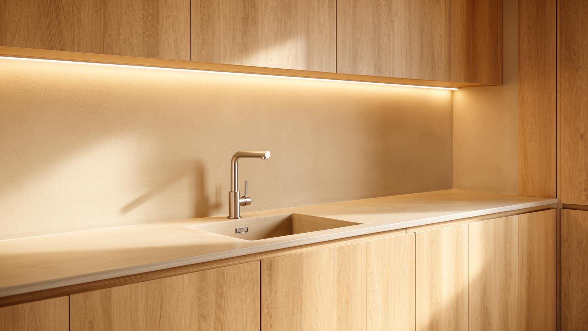 Paddington Galley, Benchtop & splashback · Pavimento Top